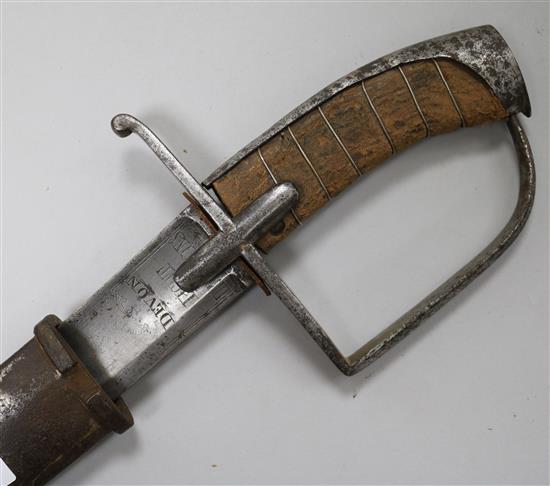 A Devon Cavalry sword